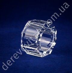 Кольцо-держатель для салфеток "Шайба", стекло, 4.2×6 см
