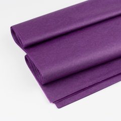 Бумага тишью, фиолетовая, 100 листов, 50×75 см