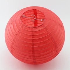 Бумажный подвесной фонарик, красный, 50 см