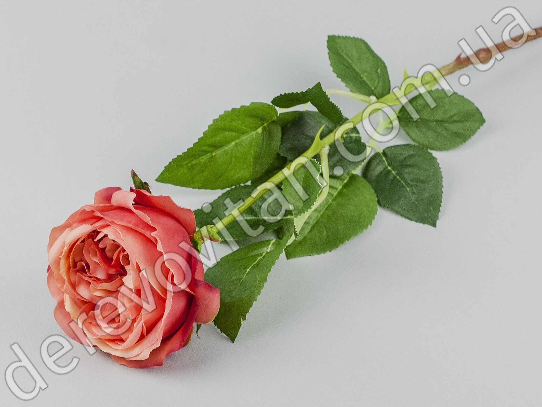 Троянда Девіда Остіна Боскобель штучна, рожева, 72 см