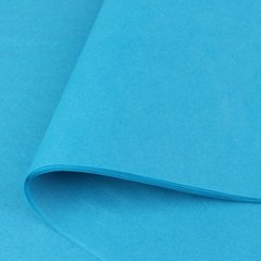 Цупкий папір тішью темно-блакитний 28 г/м², 100 аркушів, 50×75 см