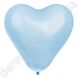 Повітряні кулі "Серце" латексні, світло-блакитні, 30 см 12", 98-100 шт.