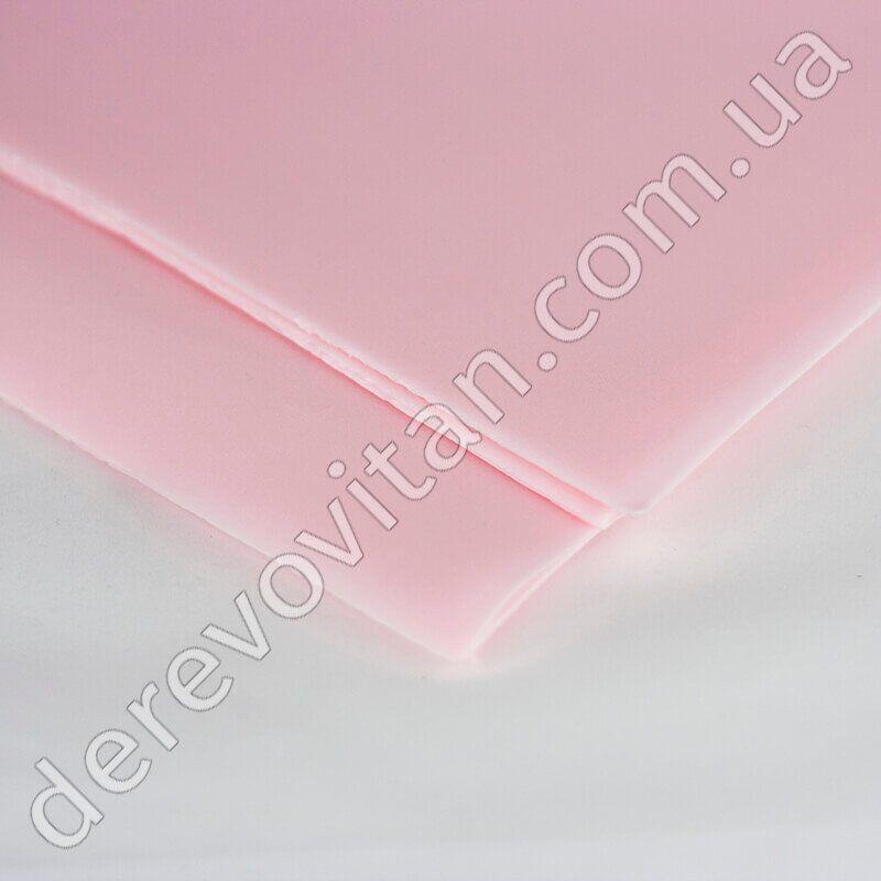 Фоамиран листовой, светло-розовый, 50×50 см, 10 листов