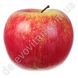Декоративні яблука, червоні з жовтим, 7 см, 5 шт.