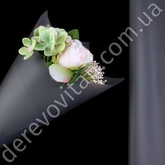 Калька для квітів в рулоні,  графітова, 0.6×8 м, код 022