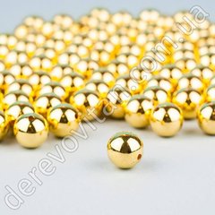 Бусины золотые с отверстием, 1.5 см, 0.5 кг, ~250 шт.