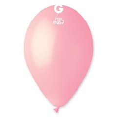 Латексные шары Gemar розовые Pink 057 G90 10" 26 см, 100 шт.