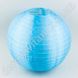 Подвесной фонарик из ткани (нейлон), голубой, 20 см
