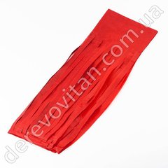 Пензлик для тассел-гірлянди, червоний, 5 шт., 35 см