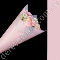 Калька для цветов в рулоне, нежно-розовая, 0.6×8 м, код 014