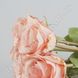 Букет искусственных роз, розовый, 8 шт., 38 см