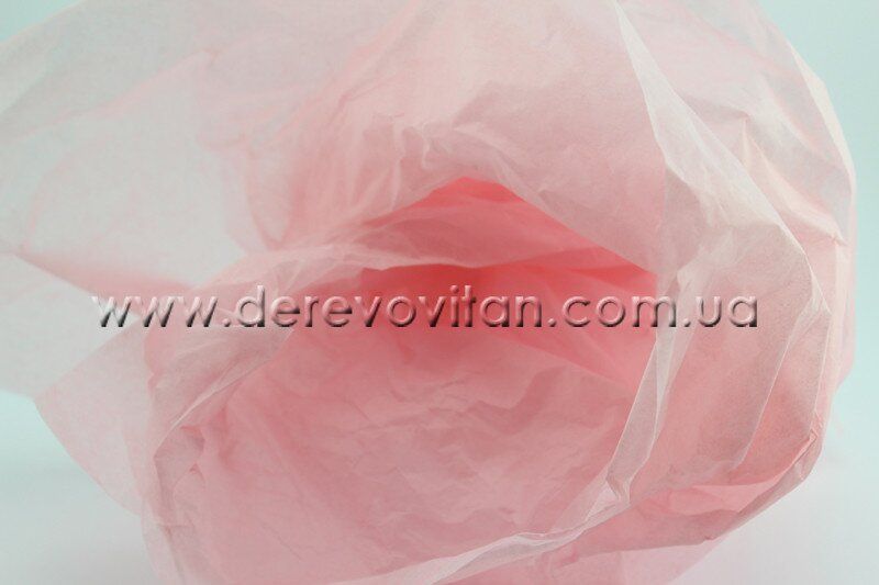 Бумага тишью, светло-розовая, 50×75 см, 50 листов