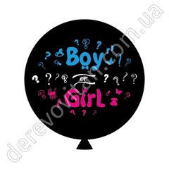 Куля-гігант для Gender Party "Boy or Girl?", 80 см (31")
