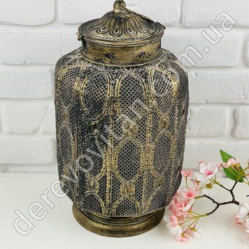 Светильник/подсвечник в стиле "Мушараби" металлический, 25&times;45 см