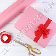 Папір пакувальний двобічний «Рожевий» 0.7×8 м