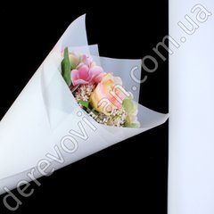 Калька для квітів в рулоні, біла, 0.6×8 м, код 024