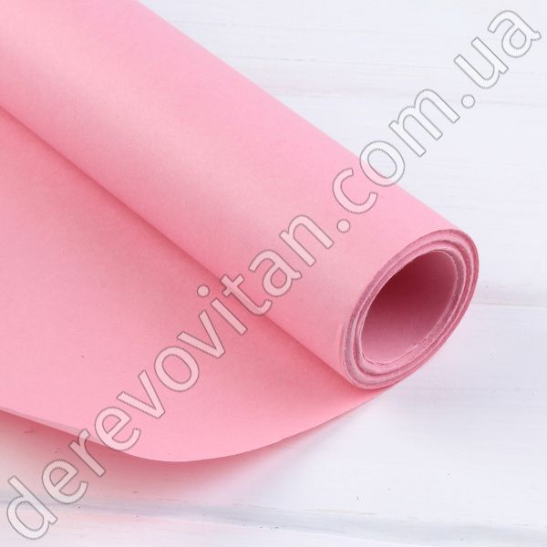 Папір пакувальний двобічний «Рожевий» 0.7×8 м