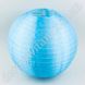 Подвесной фонарик из ткани (нейлон), голубой, 30 см