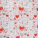 Крафт-папір для подарунків "I love you/Ti amo", 0.7&times;8 м