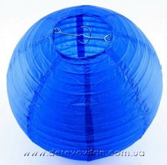 Бумажный подвесной фонарик, темно-синий, 40 см
