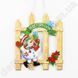 Новорічна підвіска "Merry Christmas сніговик", 19.5&times;24 см
