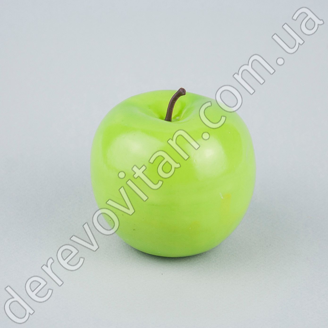 Искусственные яблоки, зеленые, 6×7 см
