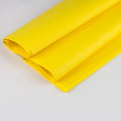Папір тішью, жовтий, 100 аркушів, 50×75 см