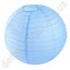 Бумажный подвесной фонарик, васильковый/голубой, 45 см
