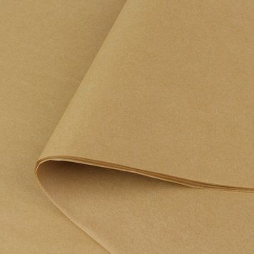 Папір тішью крафт 28 г/м&sup2; 50&times;75 см, 100 аркушів