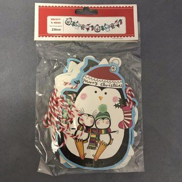 Гирлянда новогодняя "Merry Christmas", односторонняя, ~1.90 м