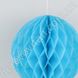 Бумажный шар-соты, голубой, 20 см