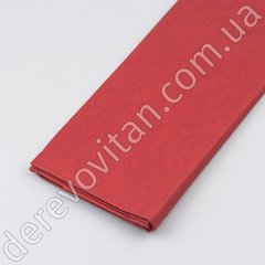 Бумага тишью, темно-красная, 50 на 75 см, 10 листов/упаковка