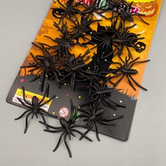 Декоративні павучки пластикові, 4×5 см, 20 шт.