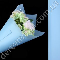 Калька для квітів в рулоні, блакитна, 0.6×8 м, код 001