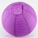 Бумажный подвесной фонарик, фиолетовый, 20 см