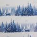 Бумага новогодняя упаковочная, белая с голубым рисунком, 51×74 см, 20 листов