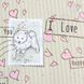 Папір пакувальний "Ведмедики Happy Valentines", 20 аркушів в рулоні  0.7×1 м, 2 види