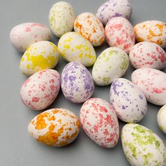 Крашенки пасхальные из пенопласта разноцветные, 18 шт. 2×3.5 см