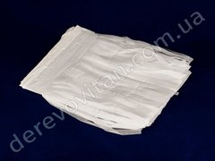 Паперова гірлянда-бахрома з тішью, біла, 3 м
