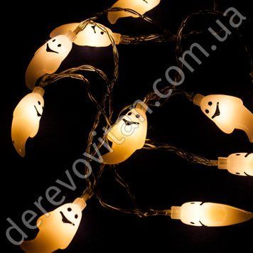 Гирлянда "Веселые привидения" с led-подсветкой, 1.10 м
