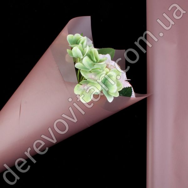 Калька для квітів в рулоні, шоколад, 0.6×8 м, код 004