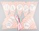 Гирлянда из флажков "Happy Birthday", розовая с серебряными блестками, 3 м
