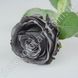 Искусственная роза, черная, 56 см
