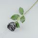 Искусственная роза, черная, 56 см