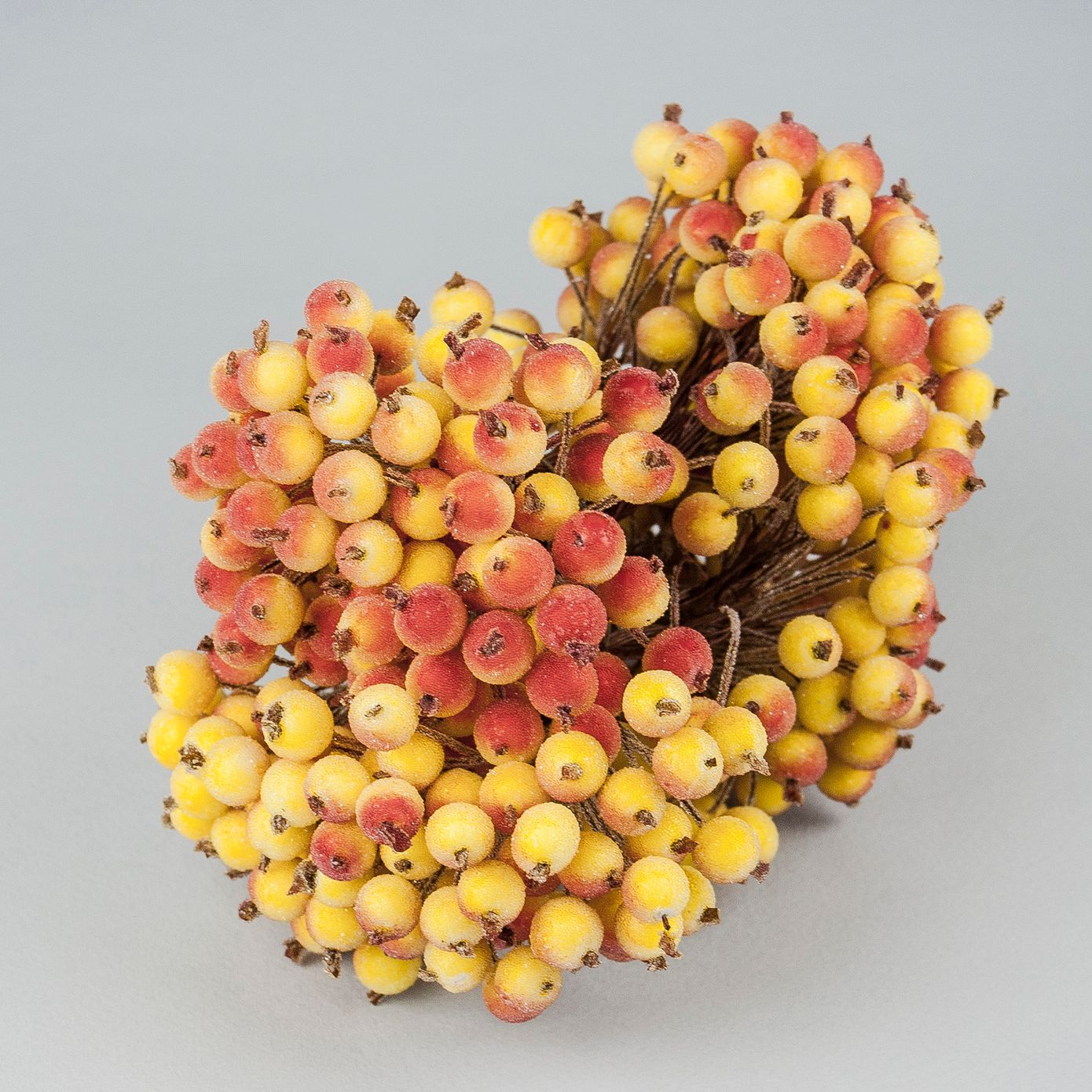 Ягоды калины тычинки в сахаре, желто-красные, 1 см, 400 шт.