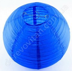 Бумажный подвесной фонарик, темно-синий, 20 см