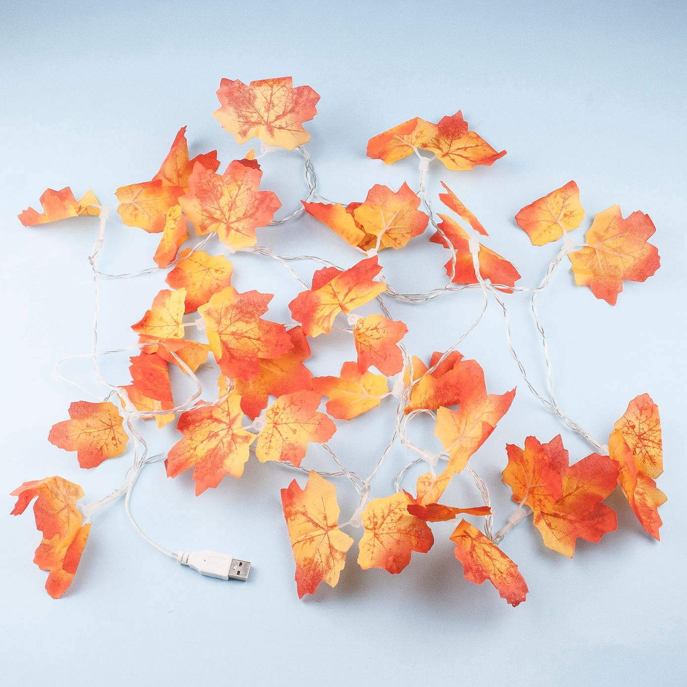 Led-гірлянда "Осіннє листя" з USB, 2.5 м