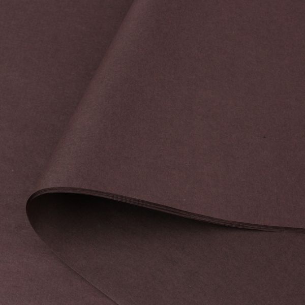 Плотная бумага тишью коричневая 28 г/м², 100 листов, 50×75 см