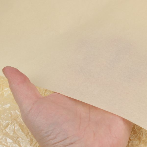 Водостійкий папір тішью, кремовий, 50×70 см, 20 аркушів