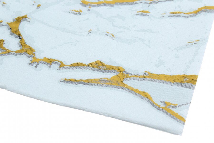 Праздничные салфетки, мрамор, голубой с золотом, 20 шт., 16.5×16.5 см (33 см)